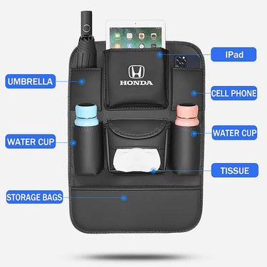 Multi Function Car Back Seat Organizer For Toyota Honda Suzuki Kia Hyundai & More